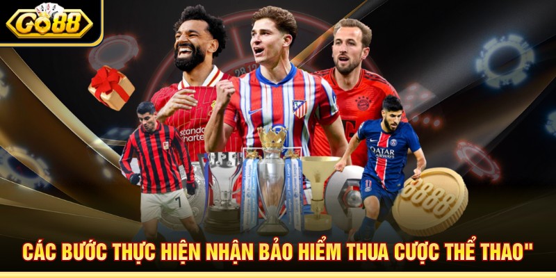 Các bước thực hiện nhận bảo hiểm thua cược thể thao