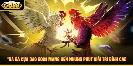 Đá Gà Cựa Dao Go88 Mang Đến Những Phút Giải Trí Đỉnh Cao