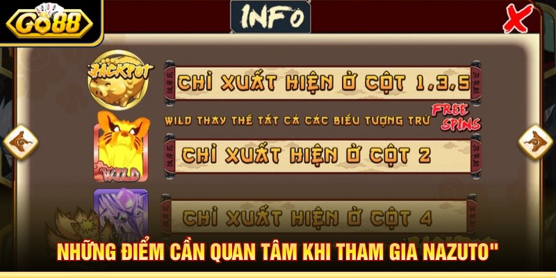 Những điểm cần quan tâm khi tham gia Nazuto